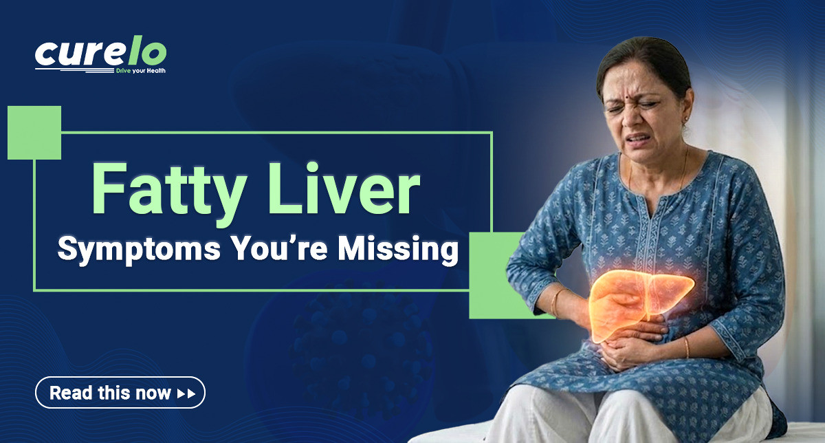 Medical professional explaining fatty liver test results and liver health