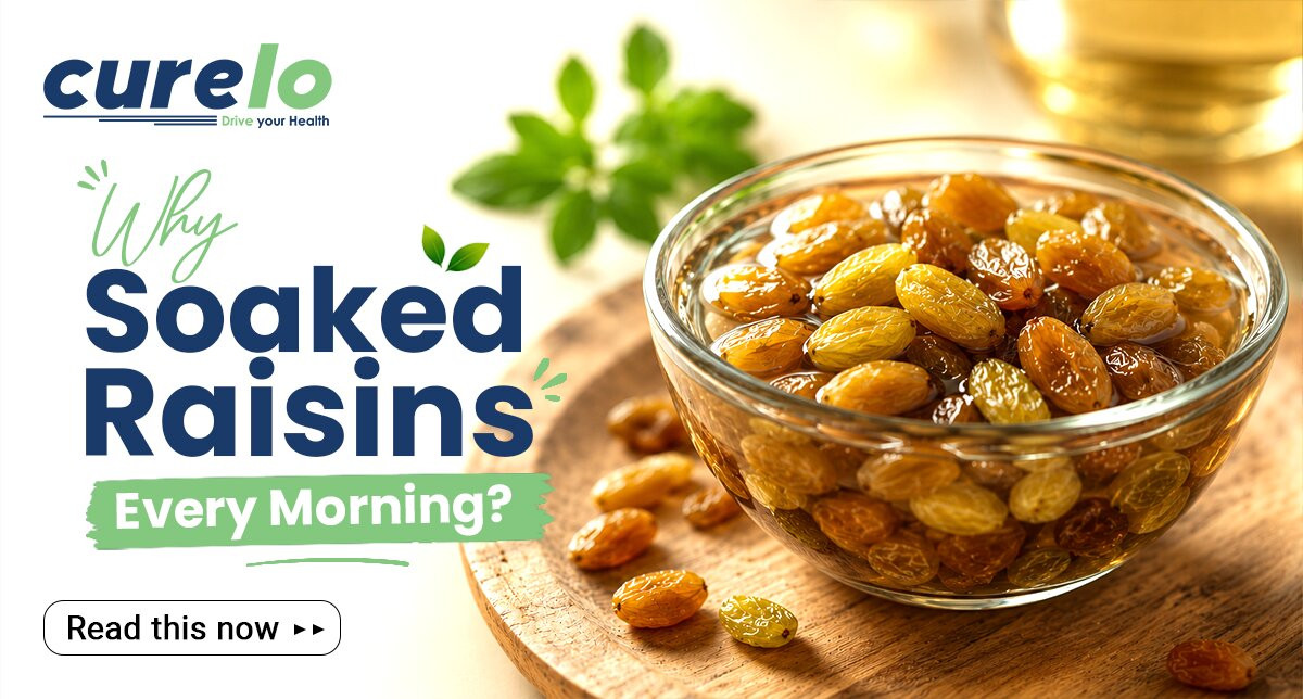 Soaked raisins in a glass of water for morning health benefits