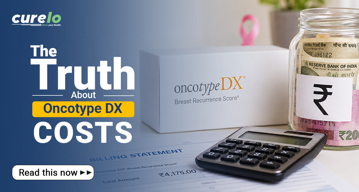 Oncotype DX breast cancer recurrence test explanation infographic