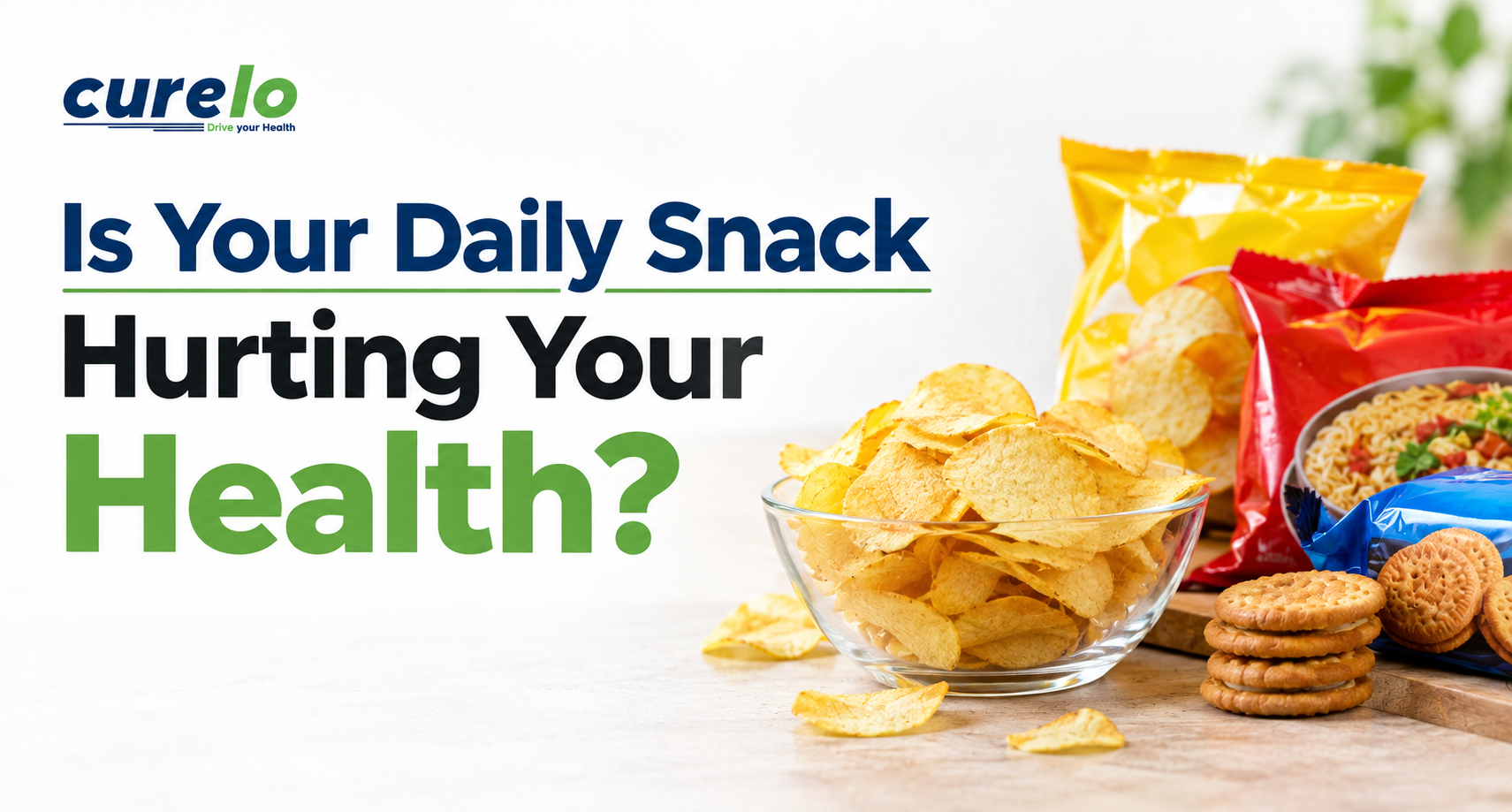 Ultra-Processed Foods in India: Health Risks, Common Examples and Tests to Get Done Packets of chips, instant noodles and biscuits showing ultra-processed foods in India