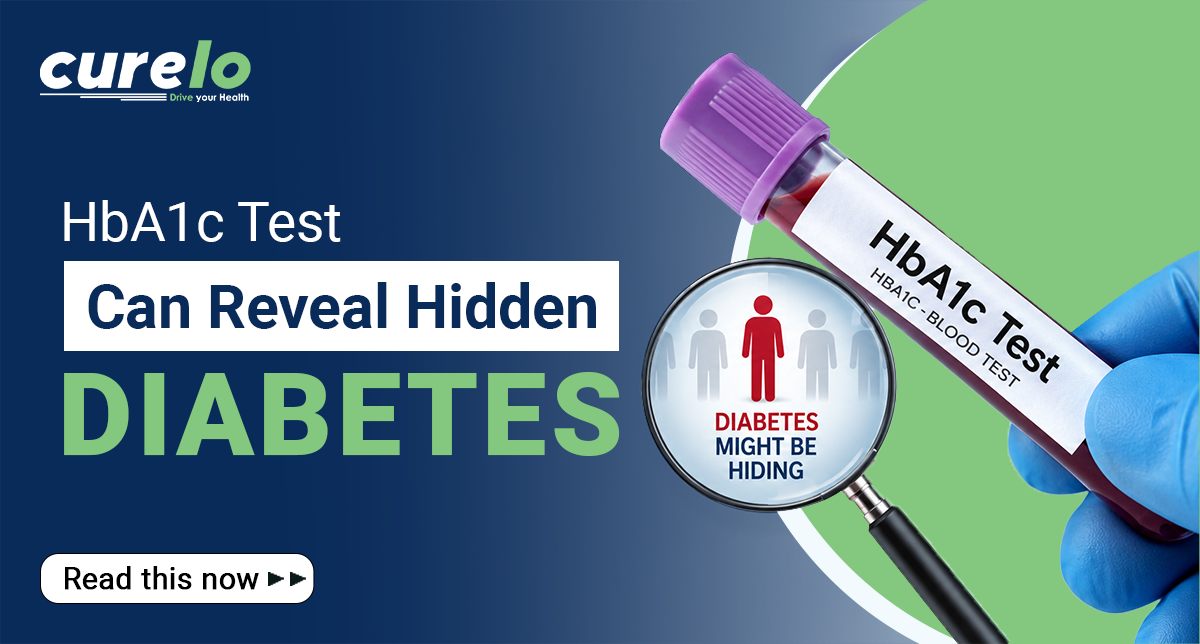 Infographic explaining HbA1c normal ranges for diabetes and prediabetes screening