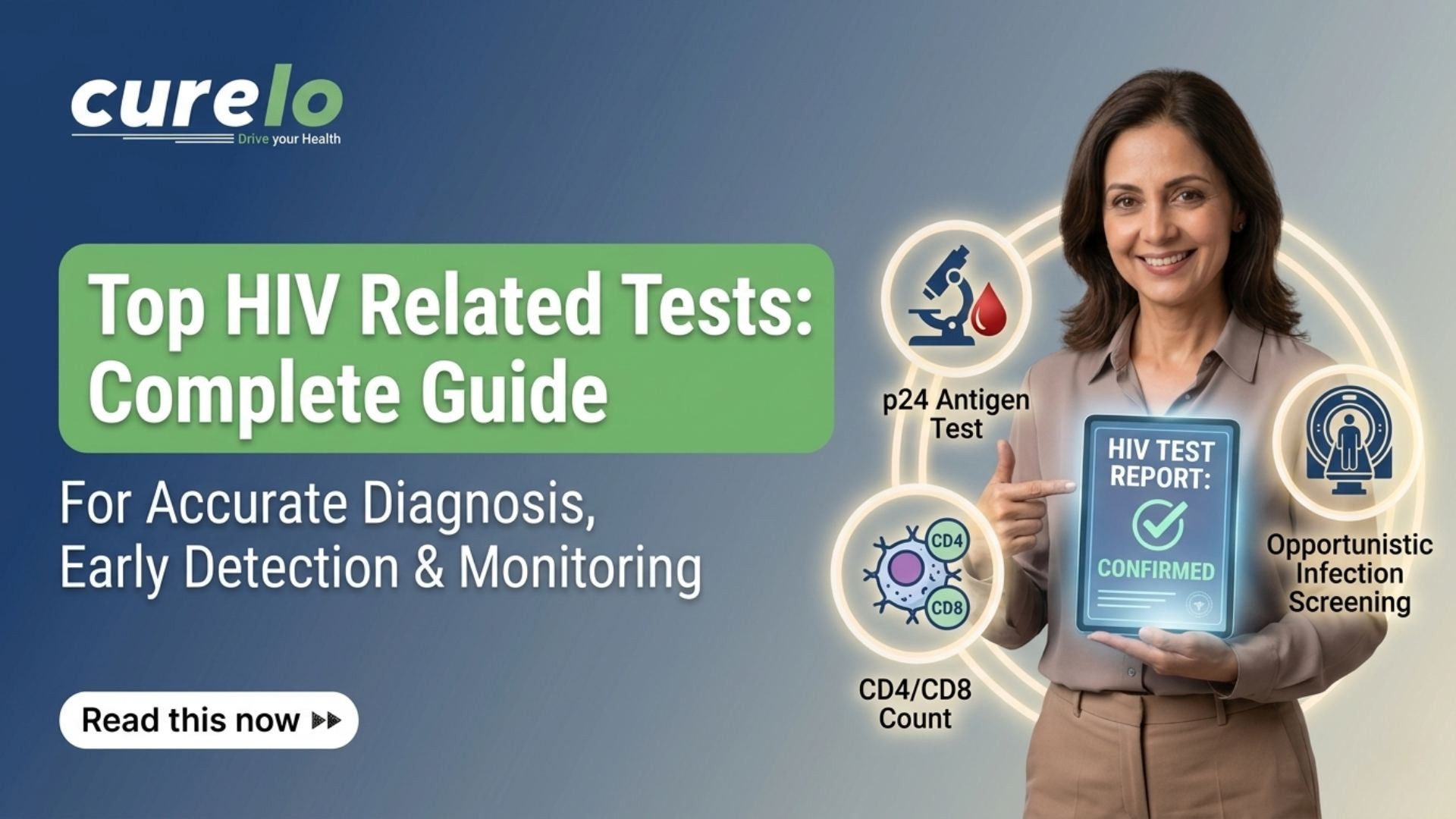 Top HIV tests including ELISA, PCR, CD4 count, and viral load for early detection and accurate HIV diagnosis