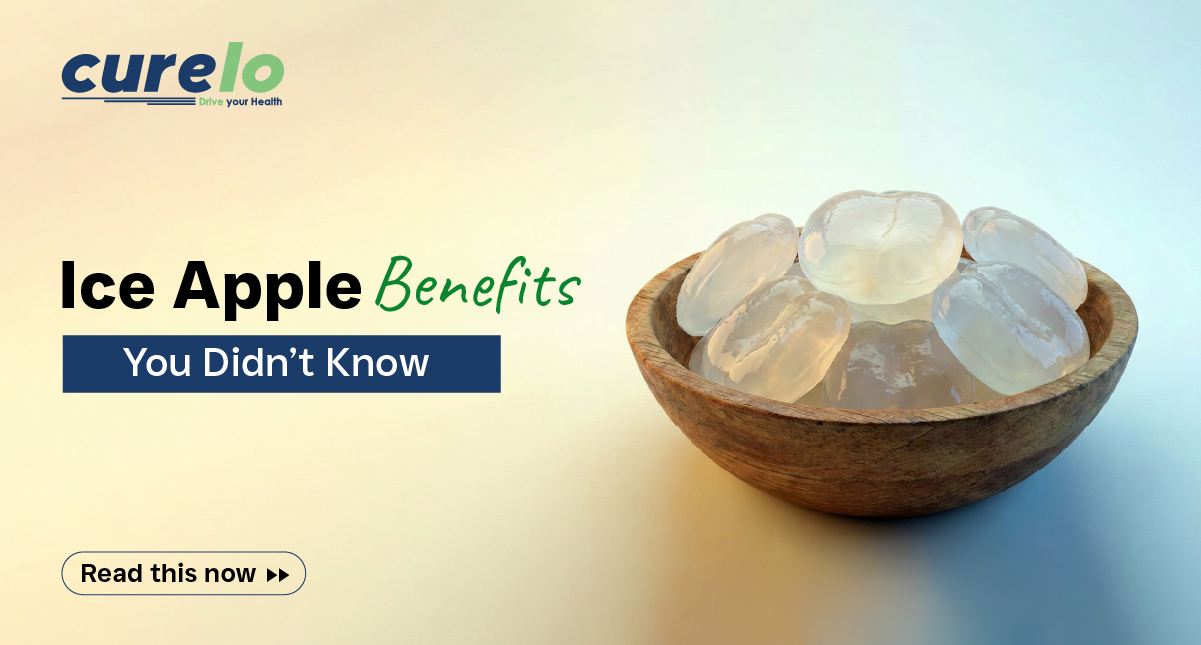 Fresh translucent Ice Apple (Tadgola) in a bowl showing summer cooling benefits