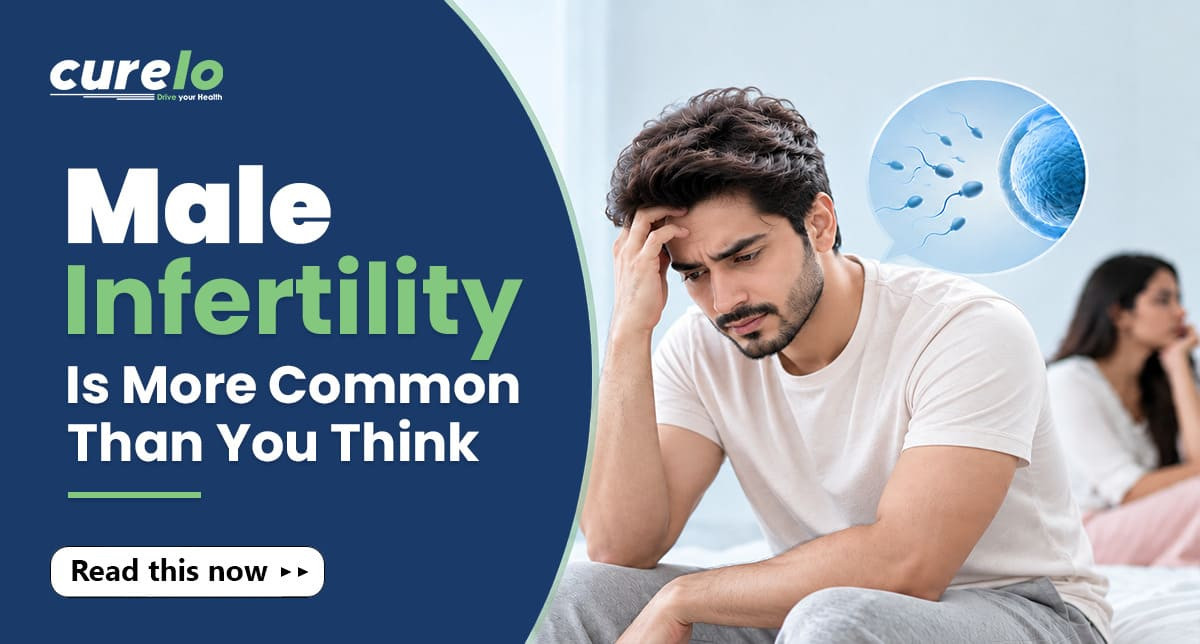 Male infertility testing guide featuring sperm count test and semen analysis