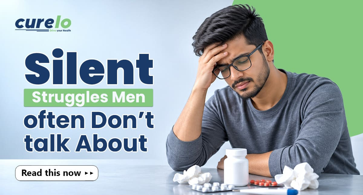 Men's mental health signs of stress anxiety and depression