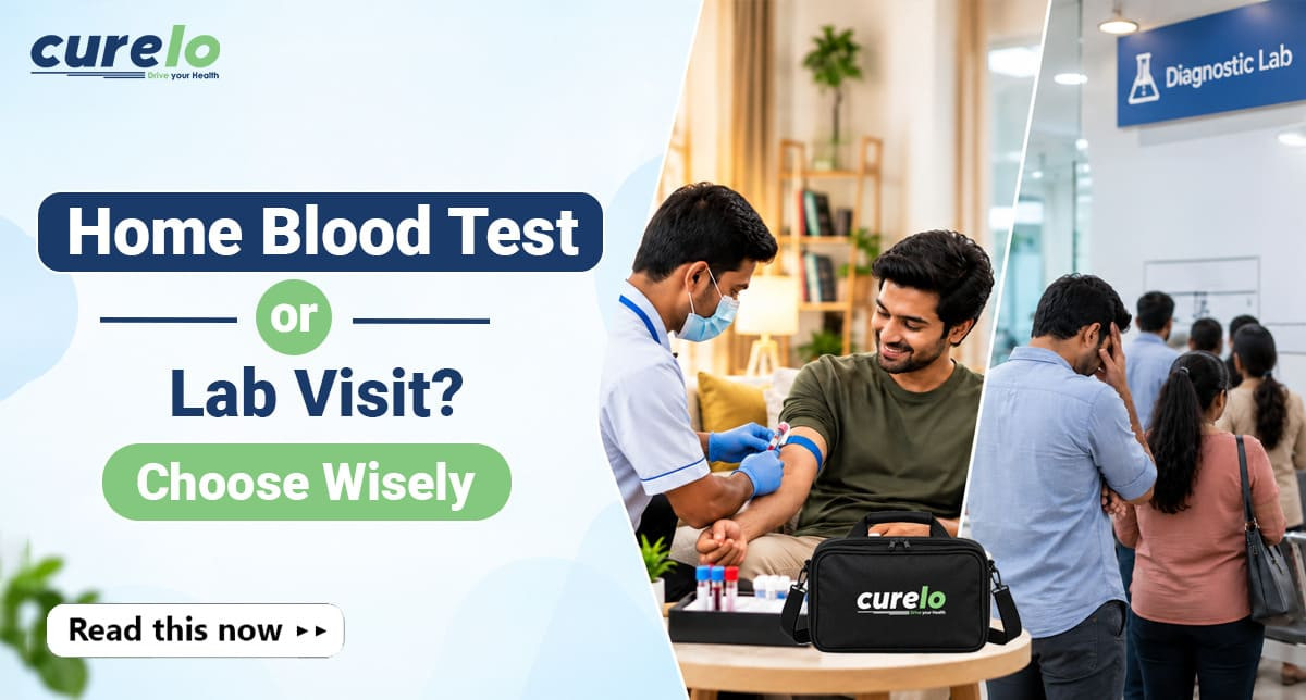 Comparison between home blood collection and visiting a diagnostic lab