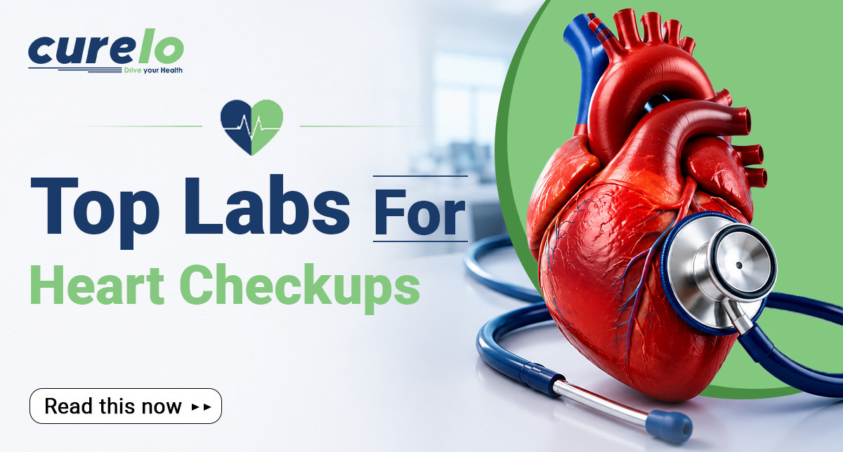 Doctor reviewing heart health checkup report at diagnostic lab in India