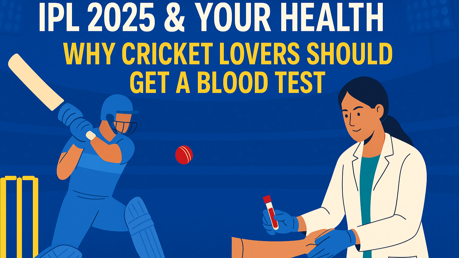 IPL 2025 & Your Health: Why Cricket Lovers Should Get a Blood Test? IPL 2025 & Your Health: Why Cricket Lovers Should Get a Blood Test?