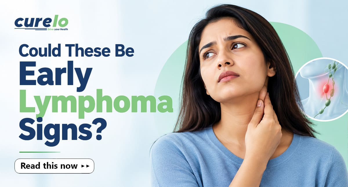 7 early signs of lymphoma including swollen lymph nodes, fever, night sweats and unexplained weight loss