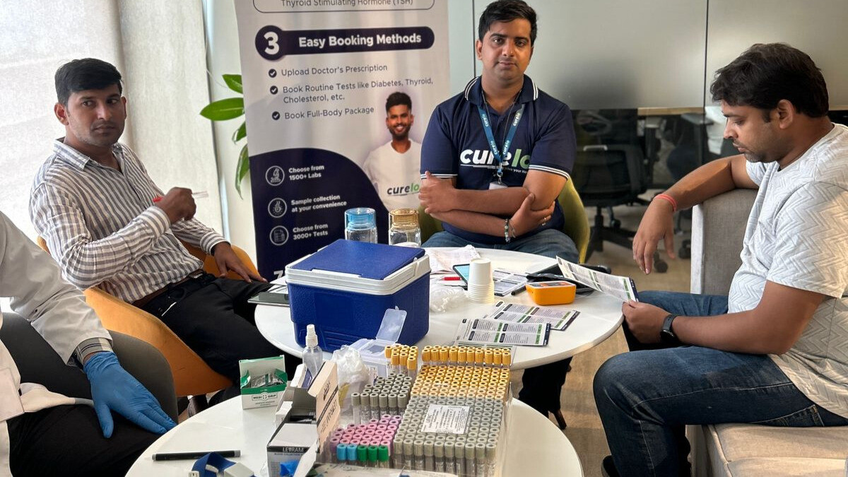 Curelo’s Regular Corporate Health Camps: Enhancing Employee Well-being And Productivity